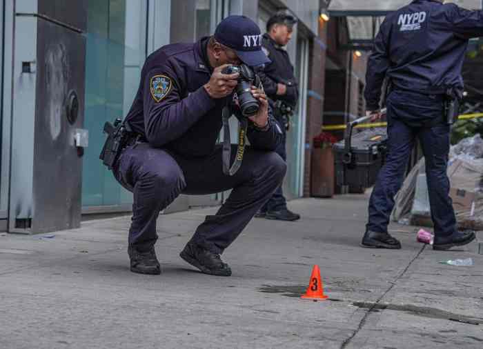 Bronx crime scene