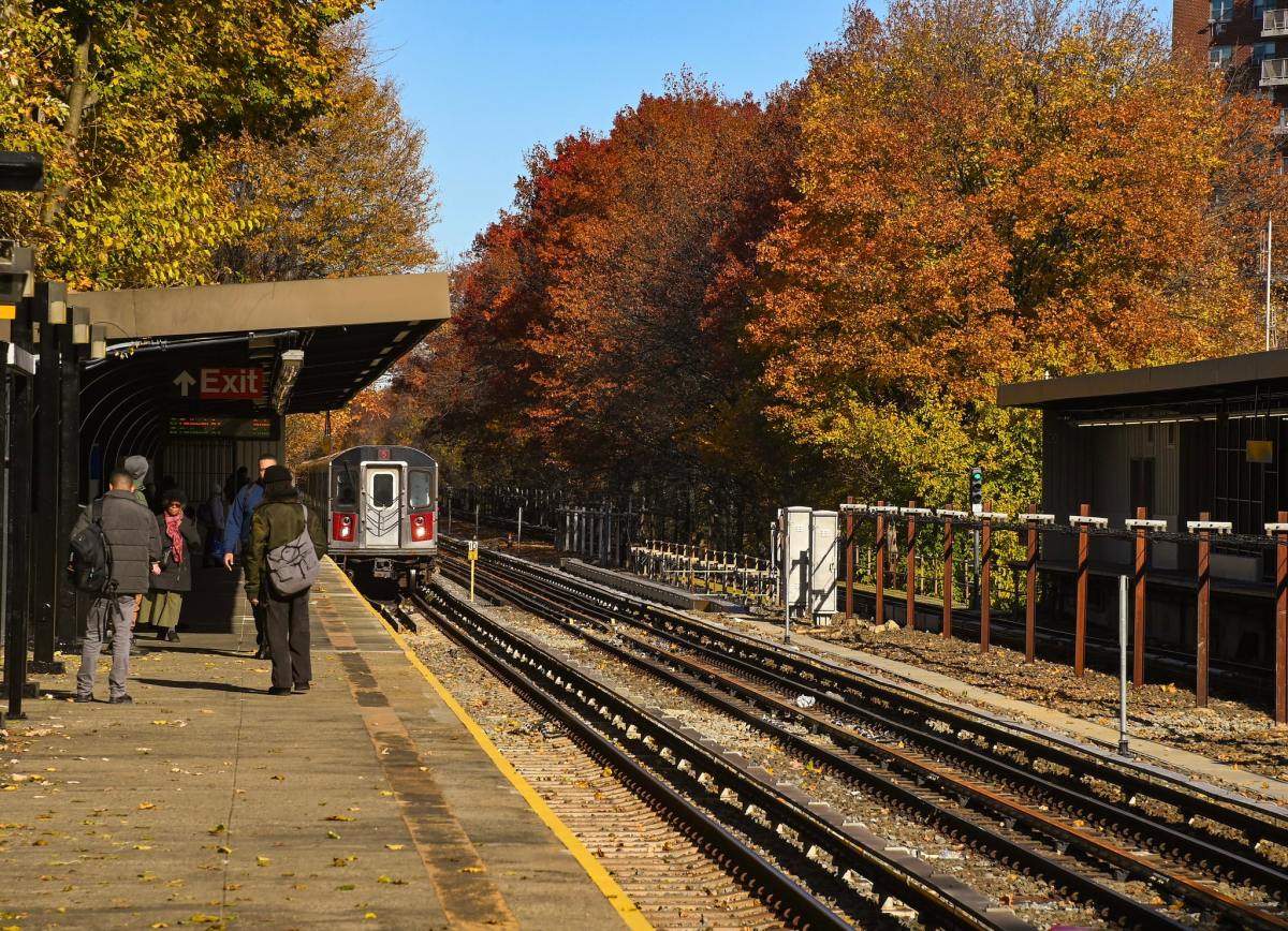 MTA subway station in Bronx