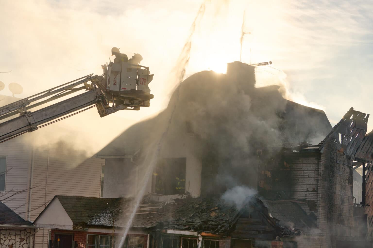 Firefighters Take On Two-alarm Blaze At Vacant Brooklyn Building ...