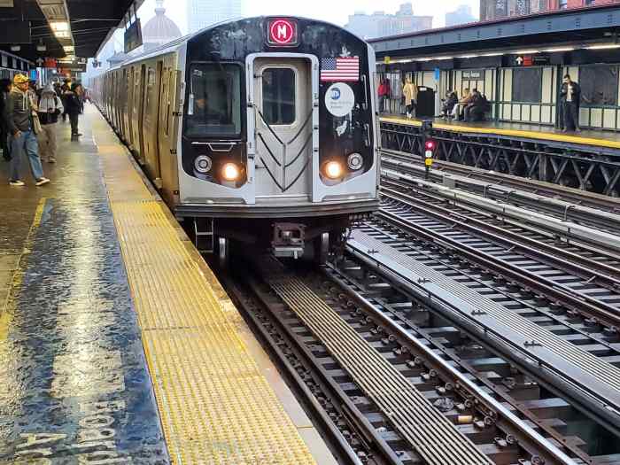 M train in Queens