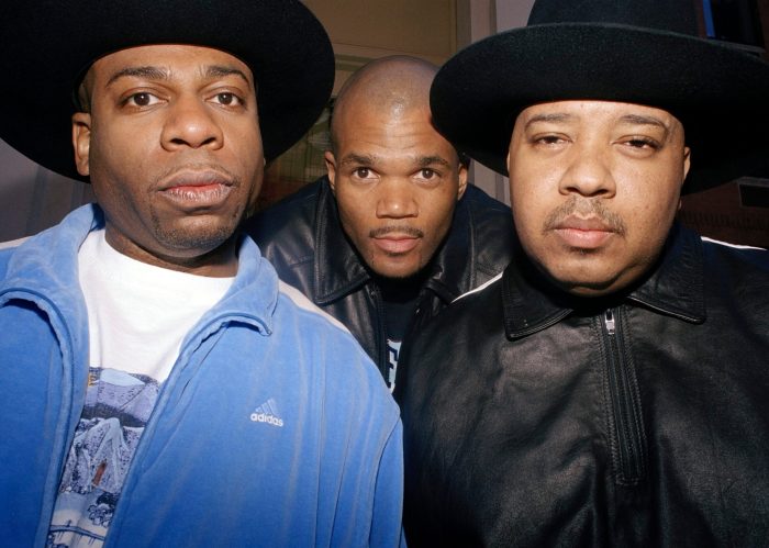 Jam Master Jay with fellow members of Run-DMC in 2001