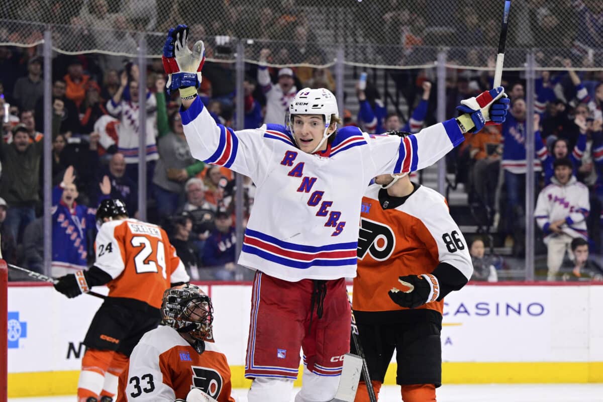 Matt Rempe Bruising His Way Toward Folk-hero Status With Rangers ...