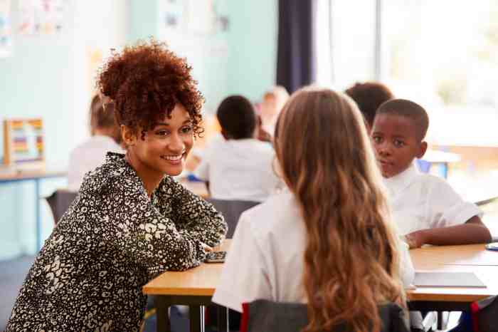 Charter school teacher helps students