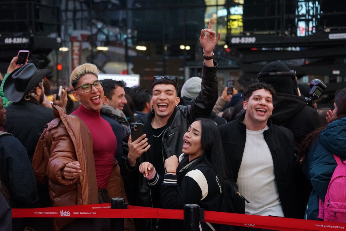 Shakira concert at Times Square