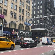 Congestion pricing toll gantry in Manhattan