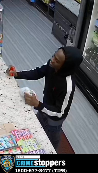 Suspect wanted for robbery in Manhattan and the Bronx. 