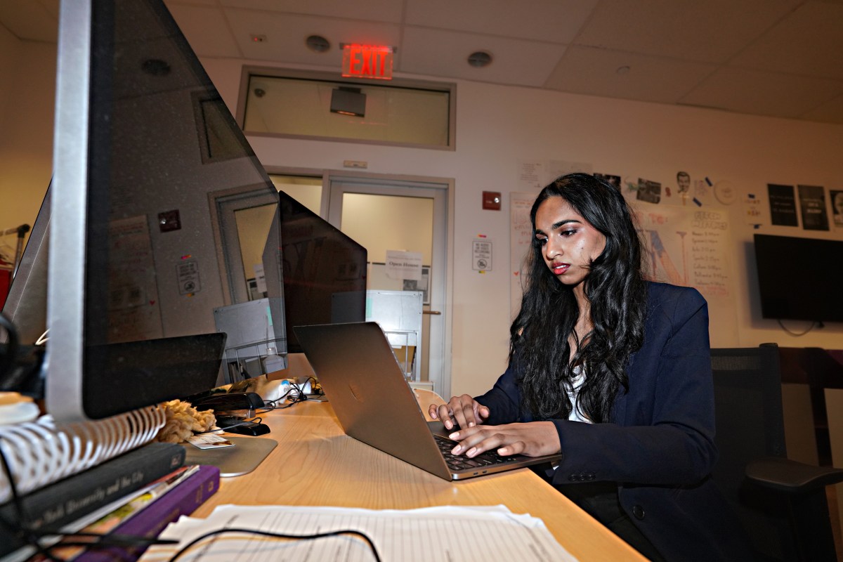 Editor-in-chief of Washington Square News Manasa Gudavalli, 23