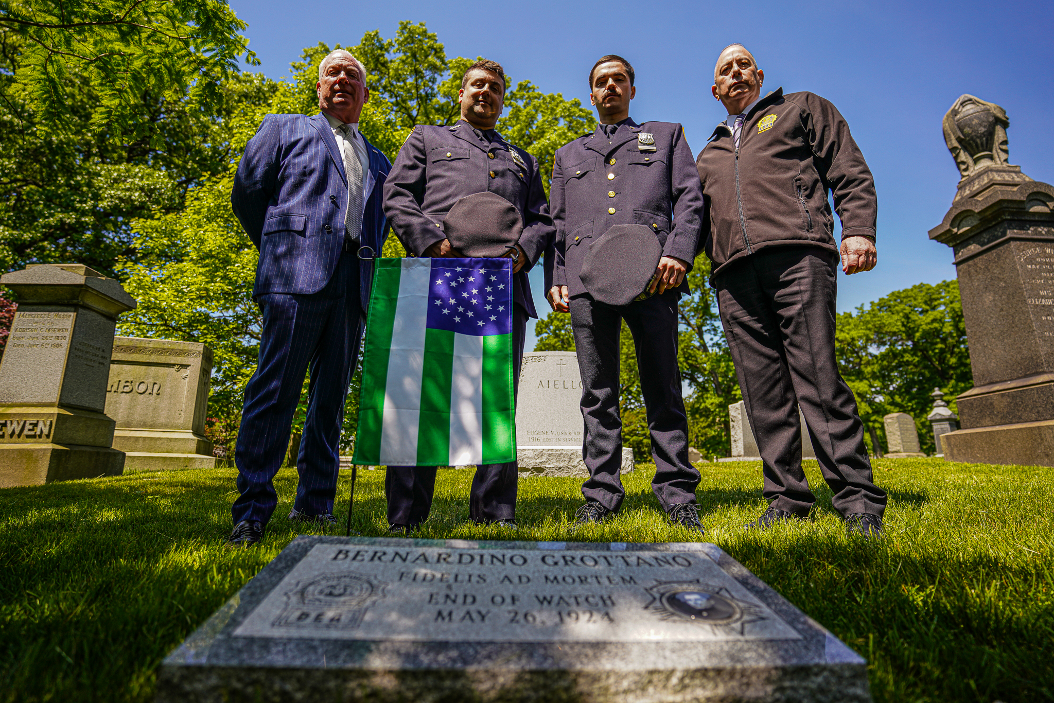 Brooklyn cop killed in action 100 years ago receives headstone for first  time | amNewYork