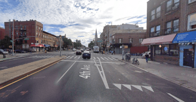 A cyclist was killed Wednesday in a crash in Sunset Park, Brooklyn.