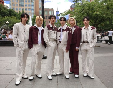 P1Harmony in Washington Square Park.