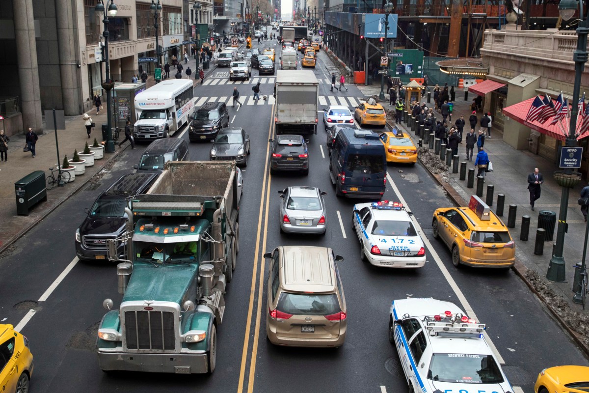 Manhattan traffic ahead of congestion pricing