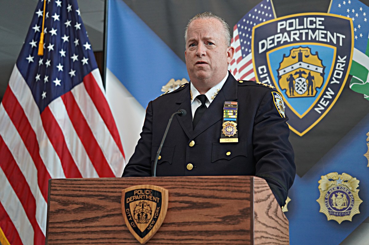 NYPD Chief of Patrol John Chell outlines Harlem car thief arrest