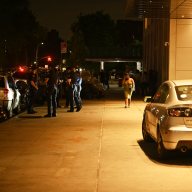 Scene of a Brooklyn shooting