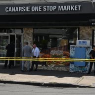 Police seal off Brooklyn bodega shooting scene
