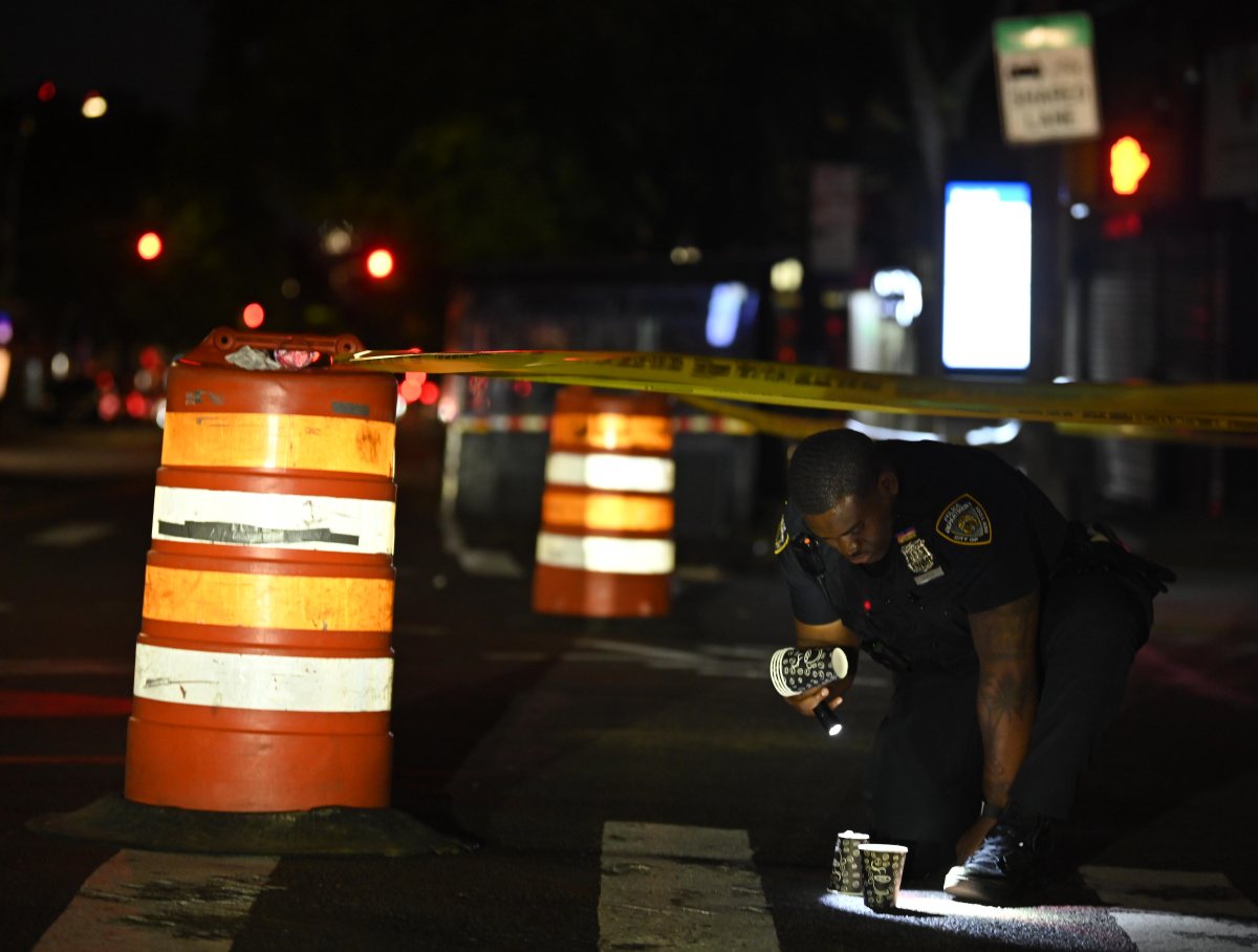 Officers recovered over a dozen shell casing at the scene of Brooklyn's latest shooting in Crown Heights.