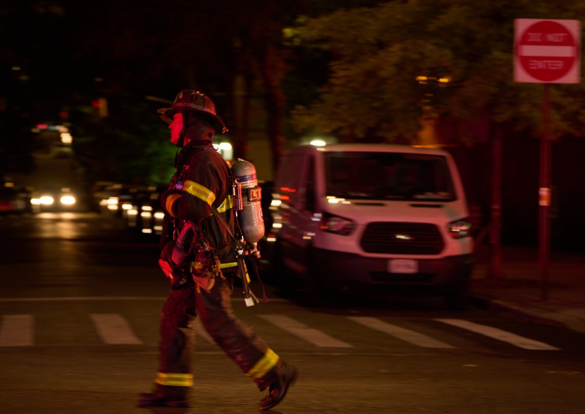 A Bronx fire left several displaced on Tuesday night.