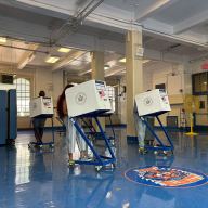 Primary voting in Manhattan