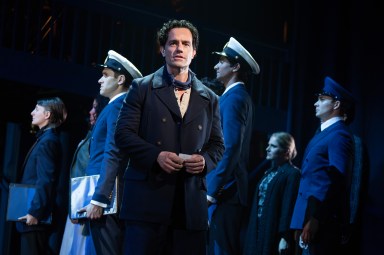 Ramin Karimloo and the cast of Titanic revival