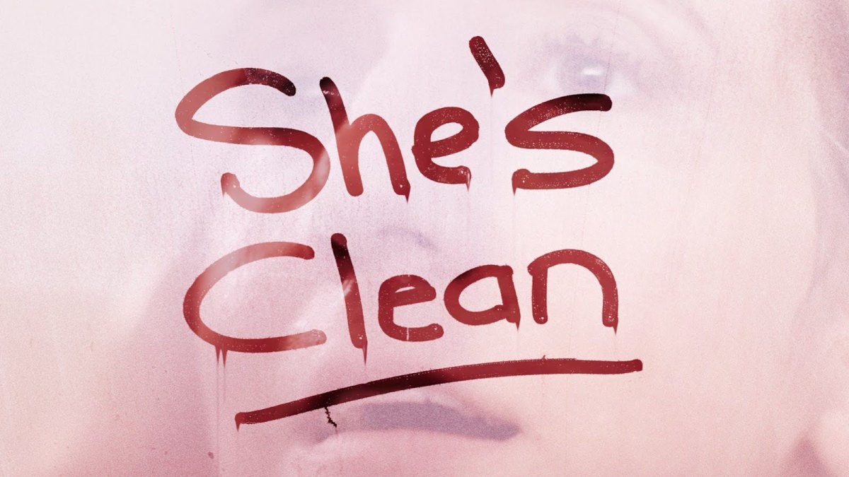 movie poster that reads She's Clean