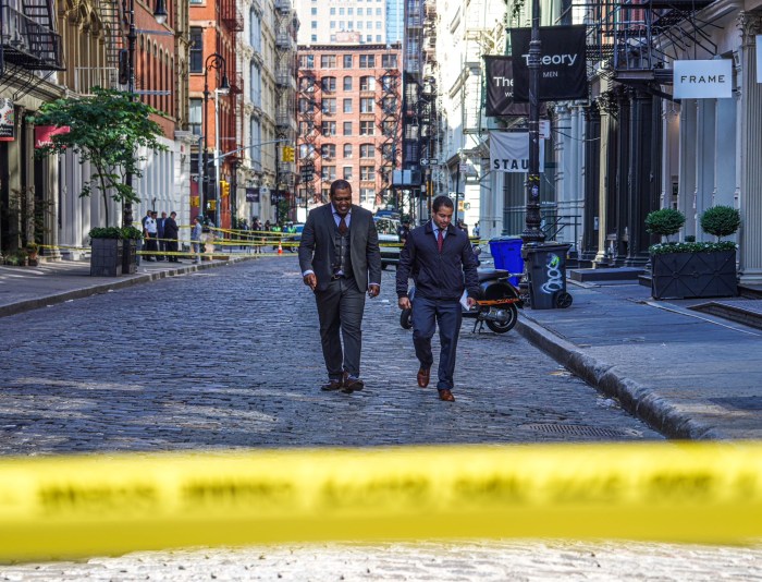 Police at scene of deadly SoHo shooting