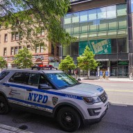 Cops at Lower East Side stabbing scene