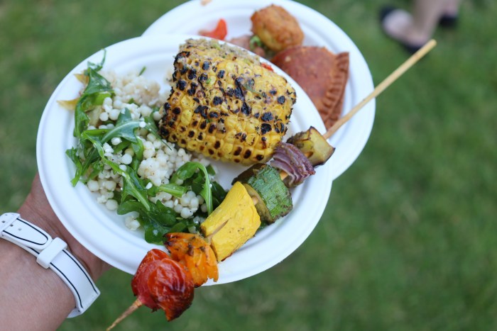 The dishes were varied ranging from empanadas to bao buns