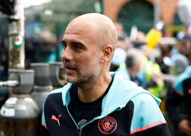 Pep Guardiola Manchester City Yankee Stadium