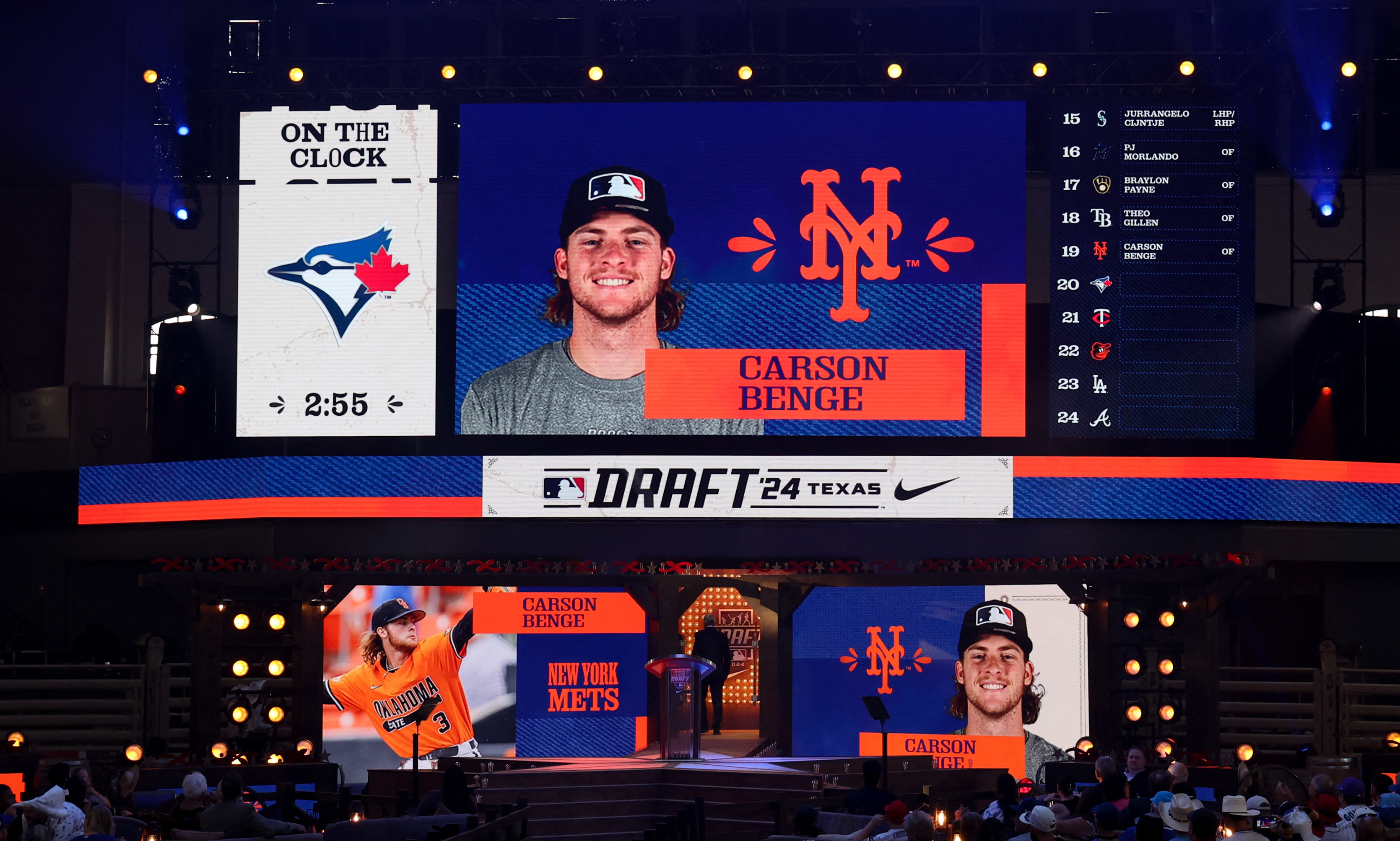 Mets 2024 MLB Draft breakdown A dive into Carson Benge, Jonathan Santucci amNewYork