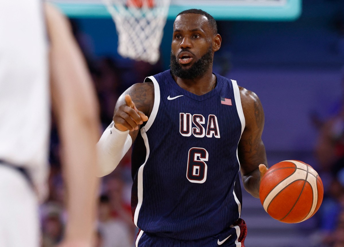 LeBron James Team USA Olympics Serbia