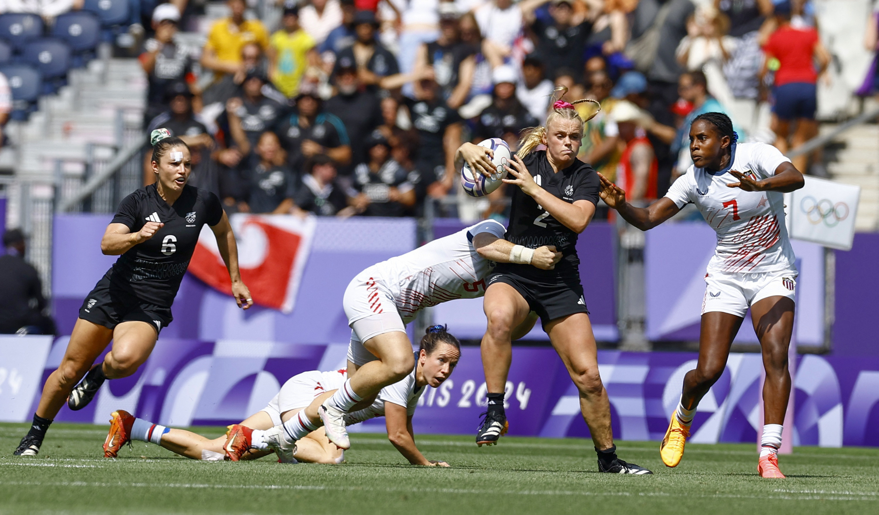 Olympics 2024 Women’s Rugby 7s Secondhalf surge sends New Zealand