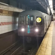 NYC Transit train in Brooklyn