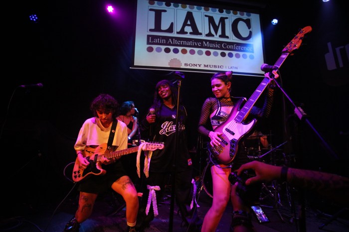 DARUMAS performed their alternative funky music at the LAMC