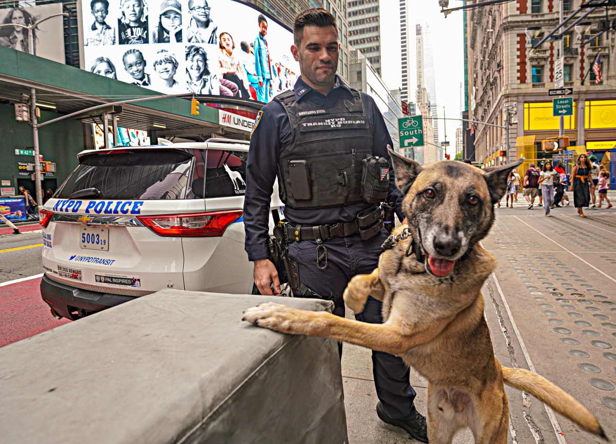 Shabba and partner Police Officer Paul Ambrosino