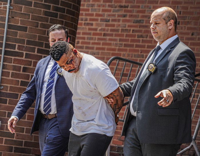 Suspect in July 4 carnage on Lower East Side handcuffed during perp walk