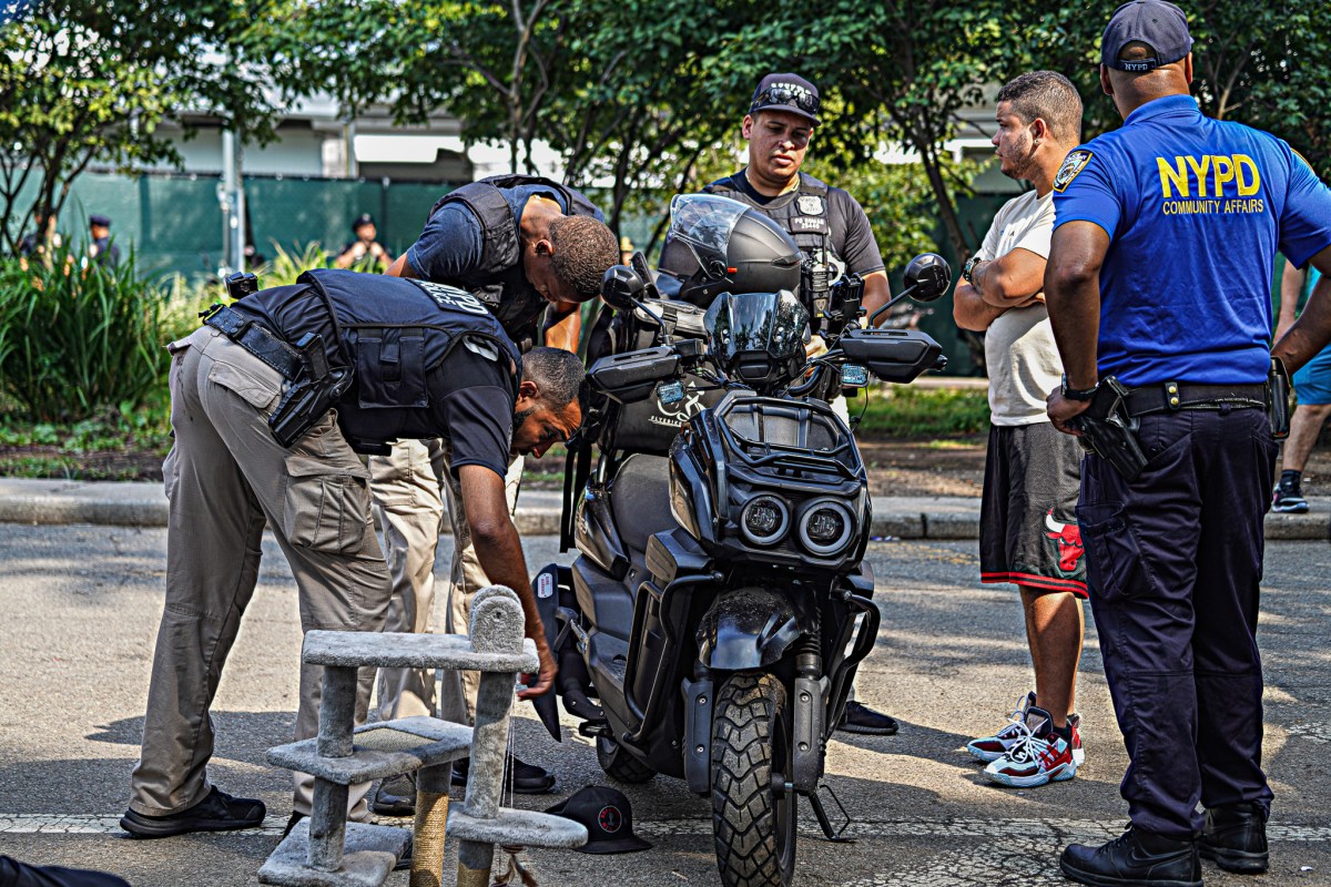 We confiscated 19 mopeds, out of the 19 mopeds one motorcycle was stolen,” NYPD Deputy Commissioner of Operations Kaz Daughtry said. “And a total of 15 vehicles that were unregistered from this particular area.” 