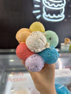 An ice cream bouquet from Stuffed Ice cream