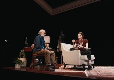 Peter Friedman (Loyd) and Sydney Lemmon (Jane) in Job