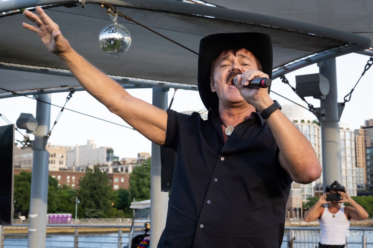 Randy Jones, the Village People original cowboy, was thrilled to perform for a New York City audience.