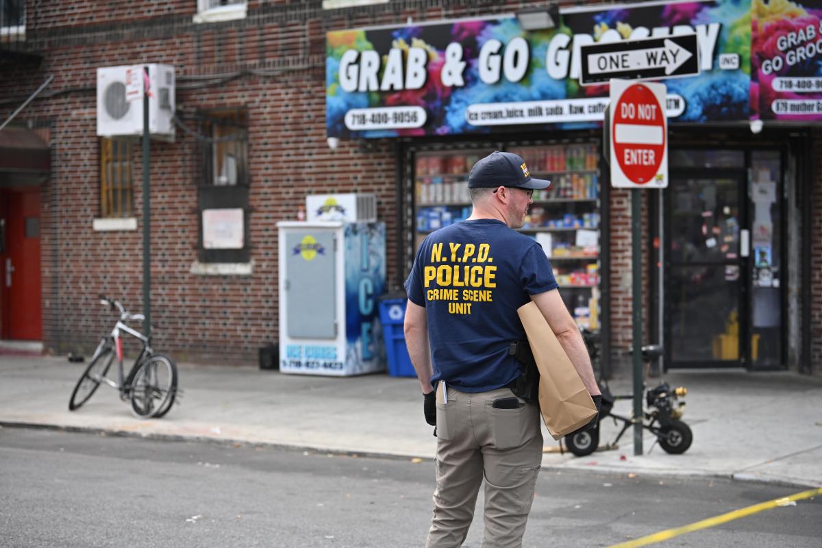 Officers from the 73rd Precinct, in responding to a 911 call regarding an assault in progress, found Noel Williams at the location with multiple stab wounds to his left cheek, left arm and left thigh.