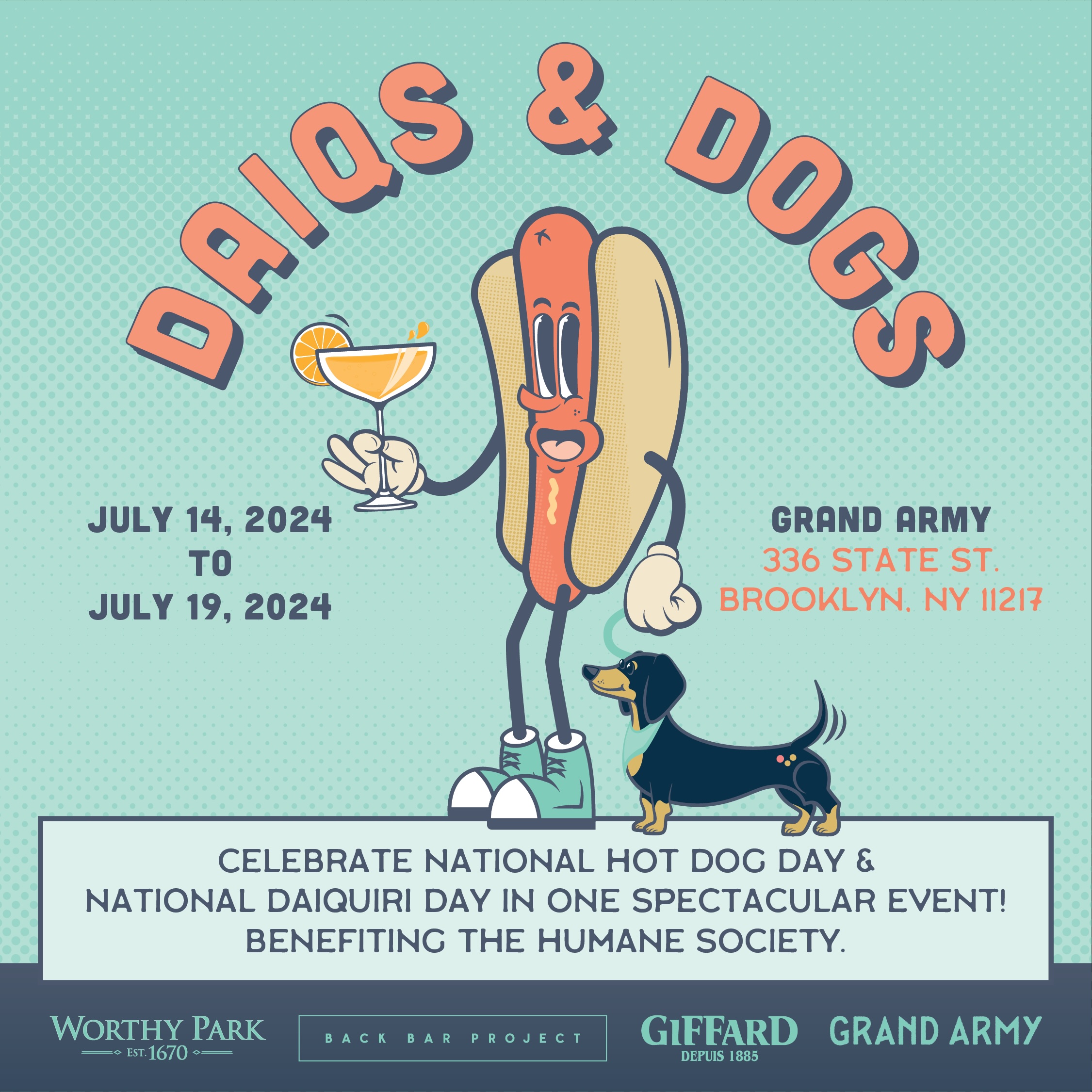 Celebrate and help adoptable dogs in Brooklyn through hot dogs and ...