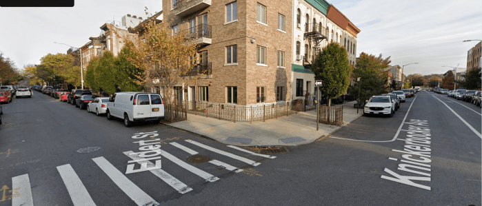 Brooklyn intersection in the daytime