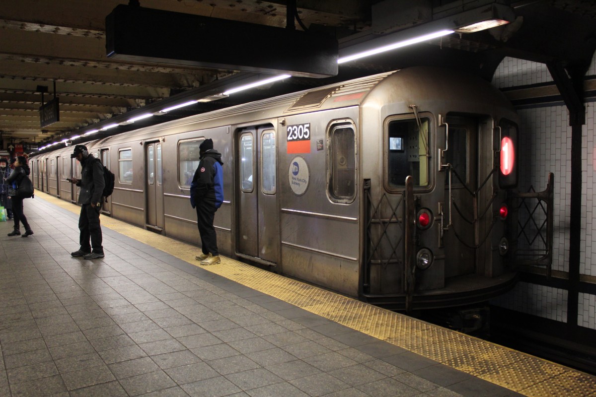 1 train at 72nd Street station on Upper West Side