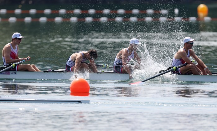 Olympics Team USA rowing men's four