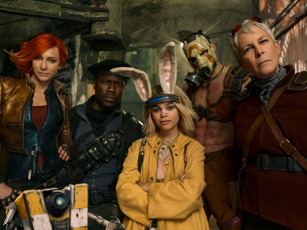 Borderlands still with: Cate Blanchett, Kevin Hart, Jamie Lee Curtis When: August 8, 2024