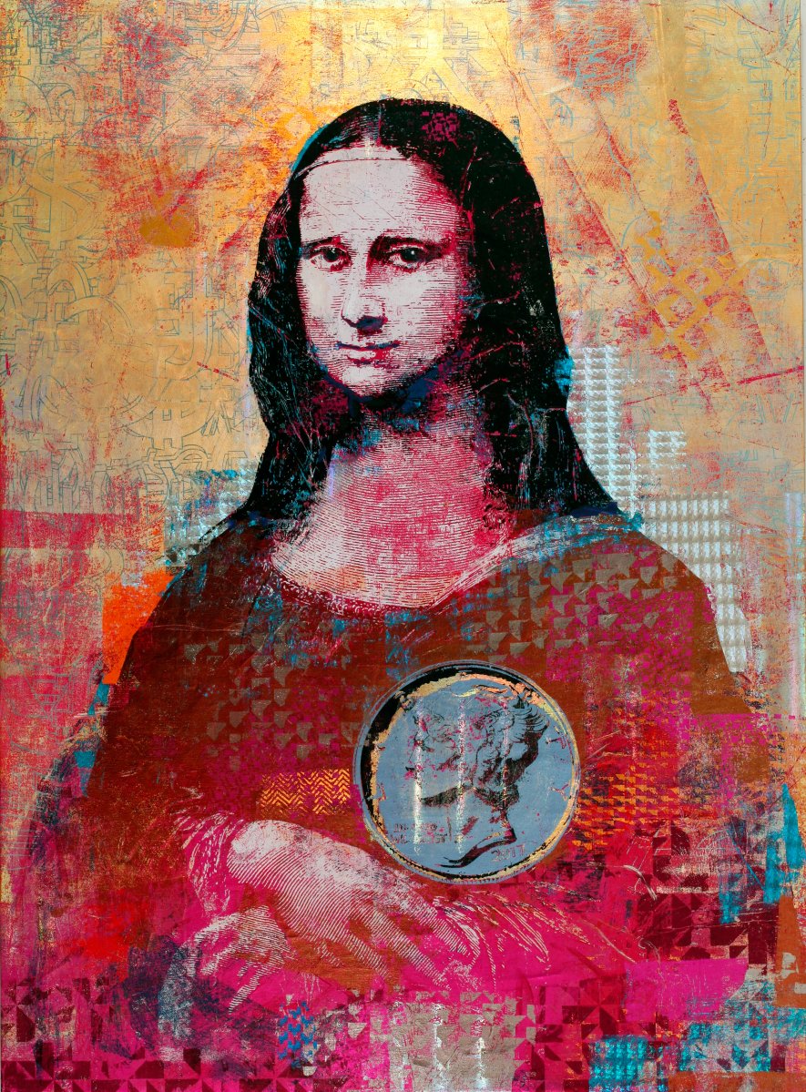 "2 Colones Mona Lisa Costa Rica" by R.T. Houben. 