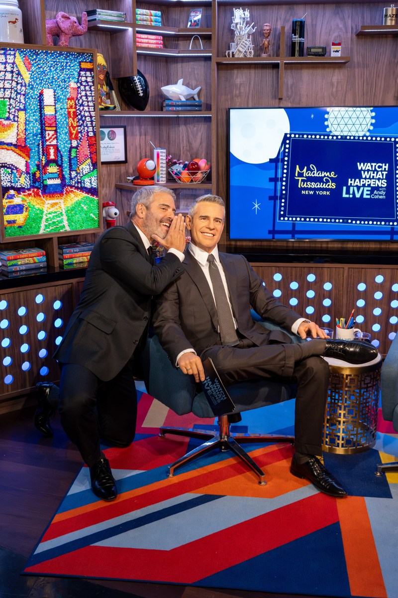 Madame Tussauds New York unveiled a new wax figure of Andy Cohen.