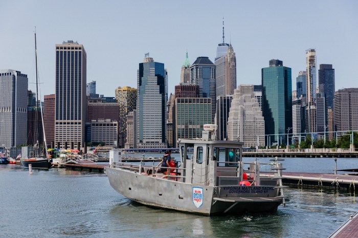 boat in NYC waters