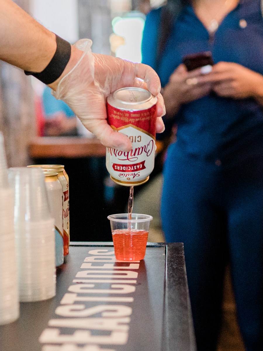 a cider pour