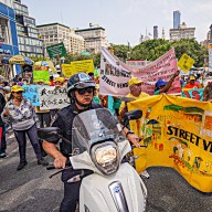 Street vendors rally in Manhattan