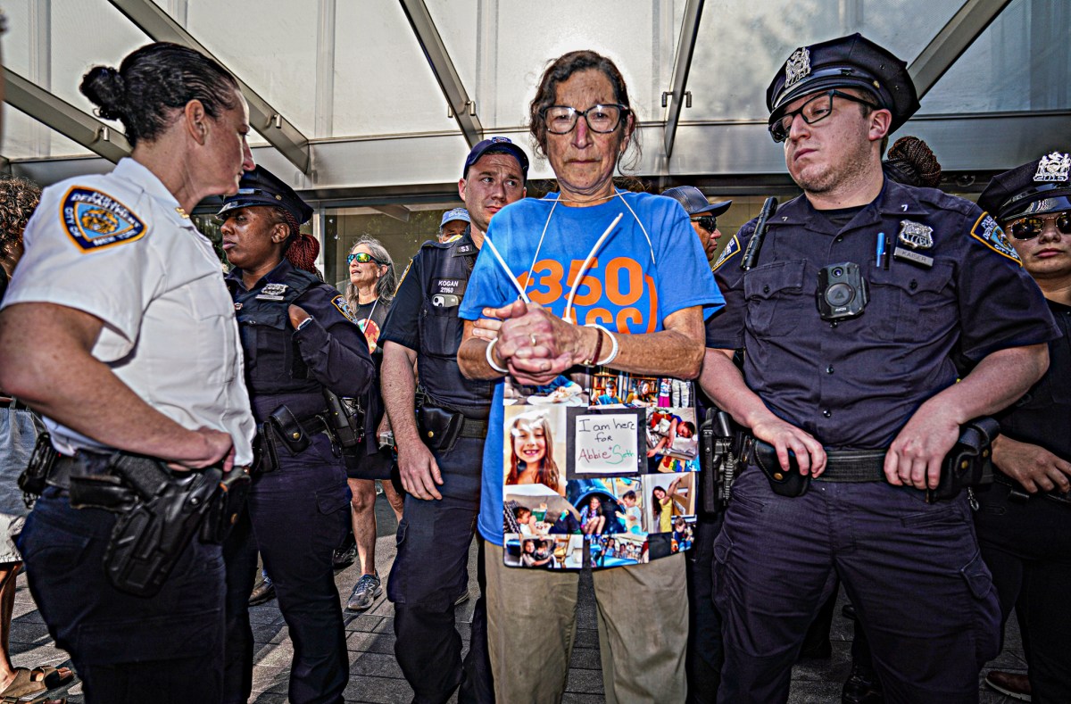 Latest climate protest in Lower Manhattan sees dozens of seniors ...